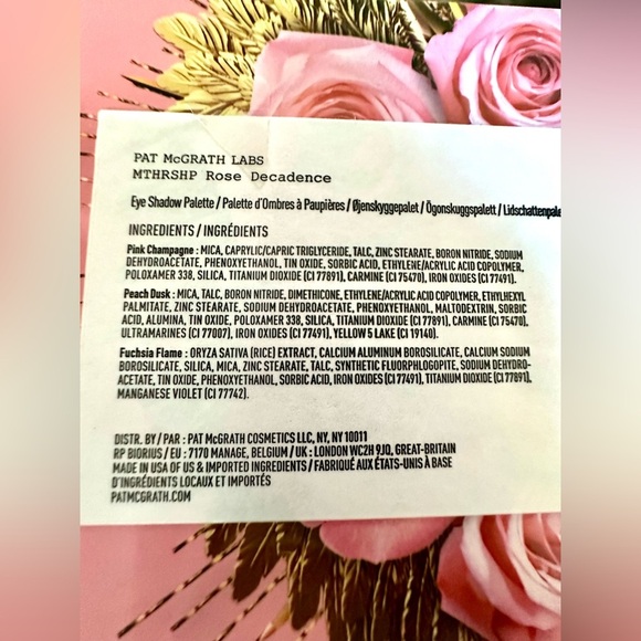 ‼️RARE‼️🎸PAT McGRATH LABS🎸🔥NWT🔥MTHRSHP - Rose Decadence Shadow Palette - Picture 14 of 16